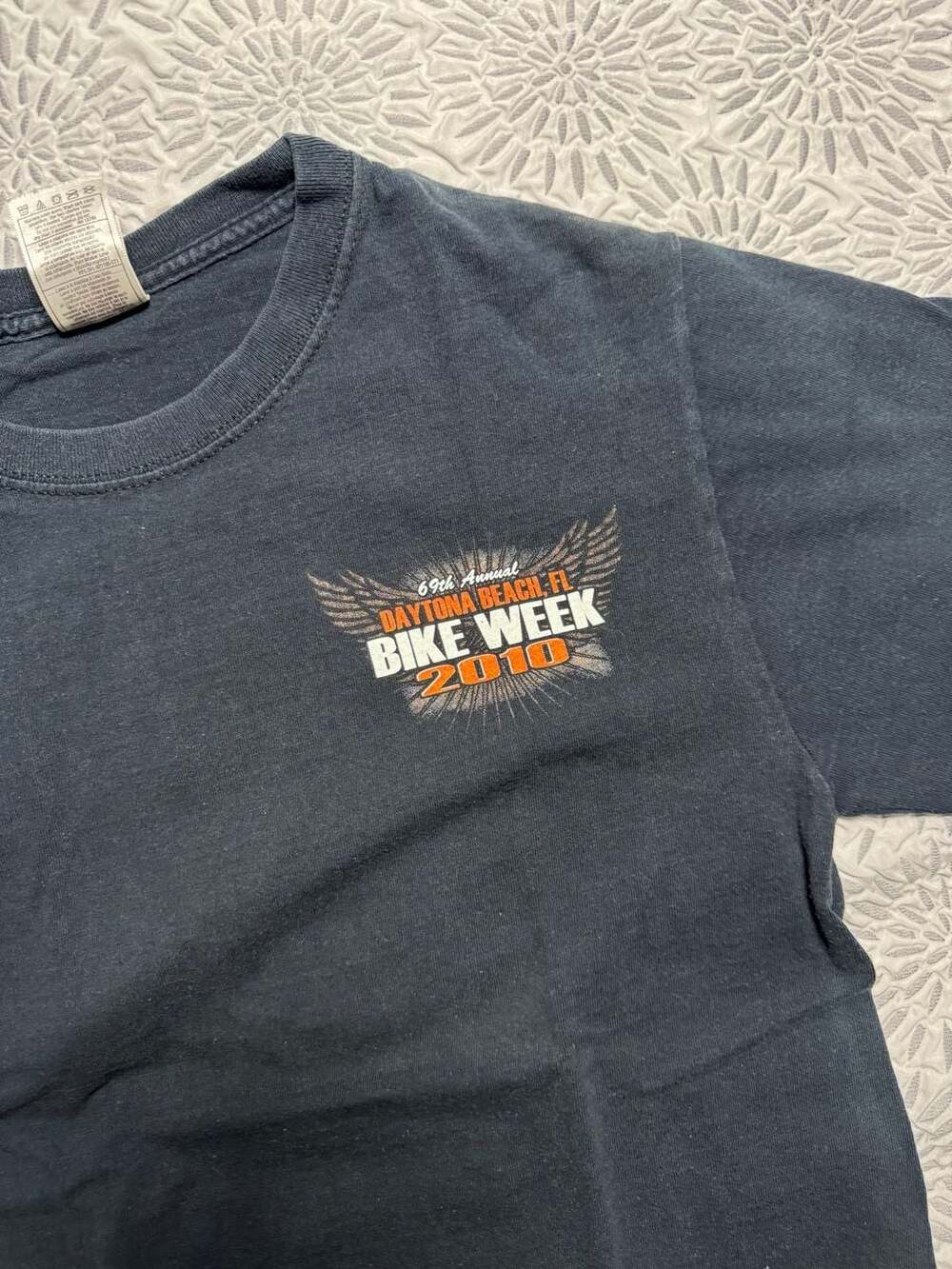 Daytona Beach Bike Week 2010 T-Shirt Size Small Black